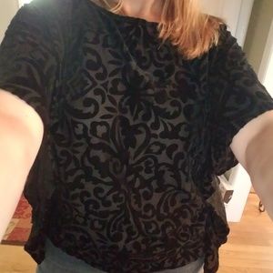 Dana Buchman velour women's top